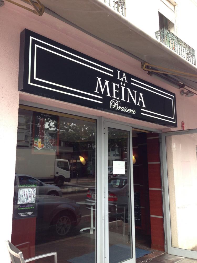 La Meina, bar restaurant - enseignes, panneautage